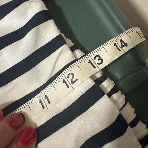 STAUD Luke Stripe Pants wide leg elastic waist nautical sailor preppy designer S - Picture 5 of 8